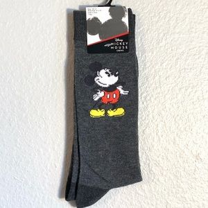 Disney Mickey Mouse Charcoal Novelty Crew Socks